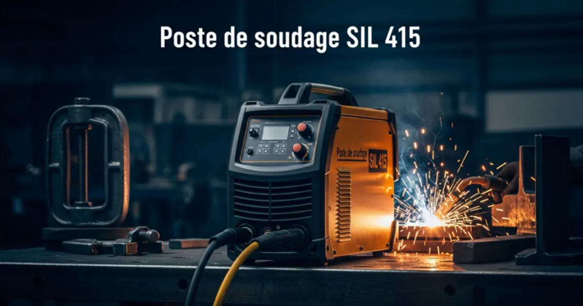 Réduisez vos reprises de soudure avec le poste industriel SIL 415