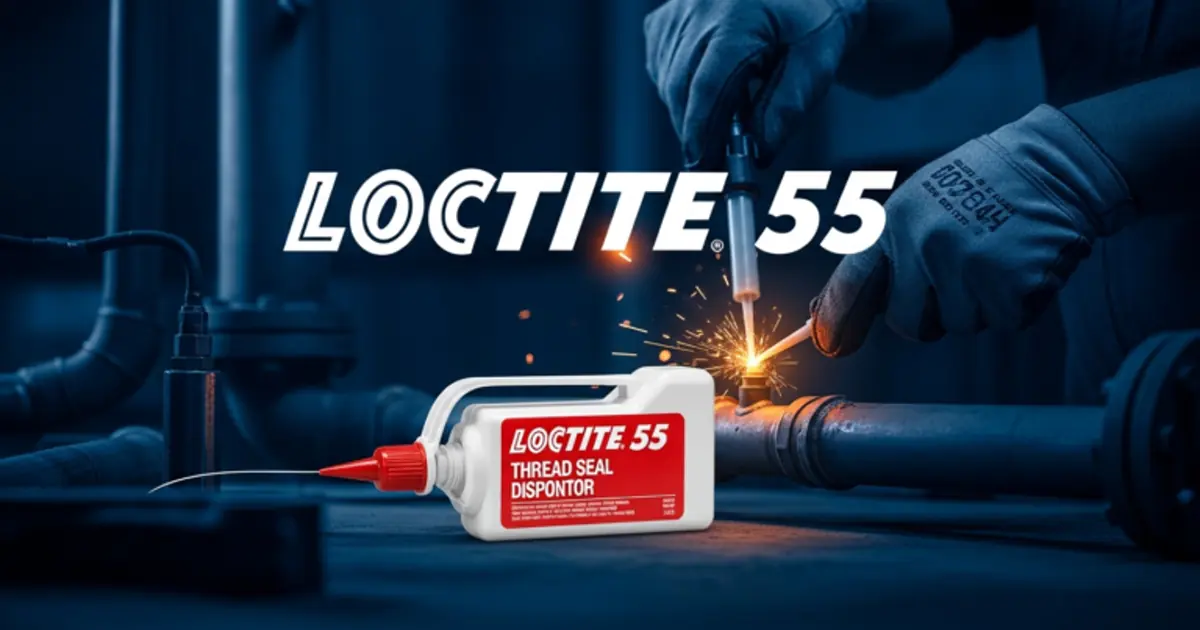 Sécuriser vos raccords filetés industriels avec Loctite 55 au Maroc